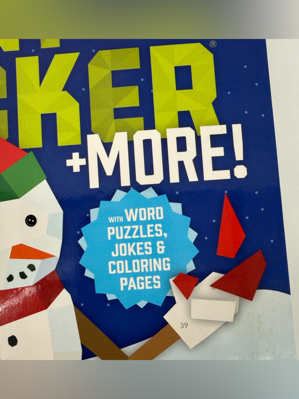 Paint By Sticker +More! Christmas Activity Book - Blue - Picture 2 of 6